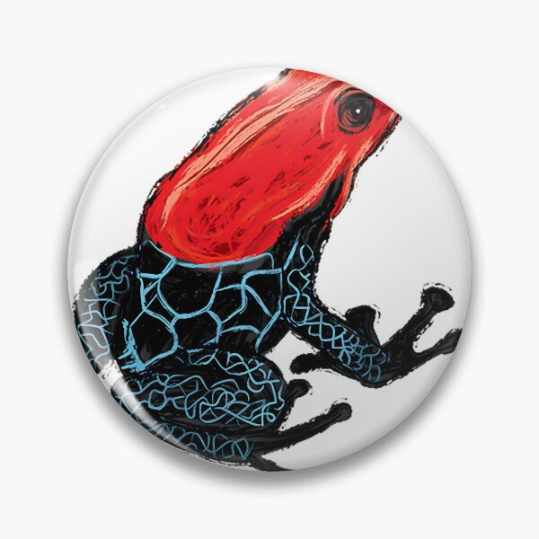 Item preview, Colorful Poison Dart Frog Illustration Artwork III designed and sold by BlvckB0x.