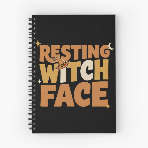 Item preview, Resting Witch Face Retro Halloween Witch designed and sold by PAinTIENCE.