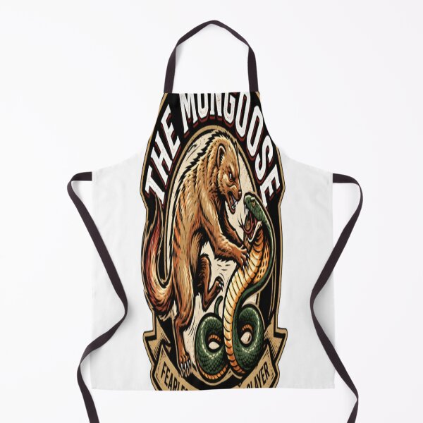 Item preview, The Mongoose – Fearless Hunter Snake Slayer Vintage Wildlife T-Shirt designed and sold by CatLovers Studio.