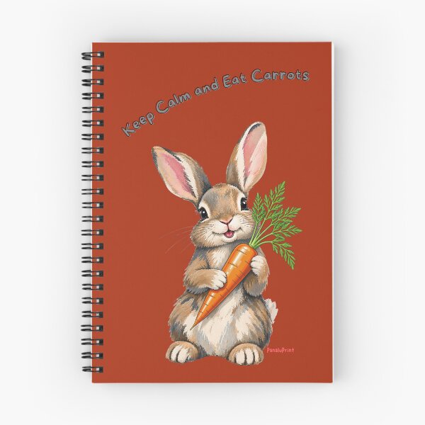 Item preview, Rabbits: Keep Calm And Eat Carrots by PanaluPrint designed and sold by PanaluPrint .