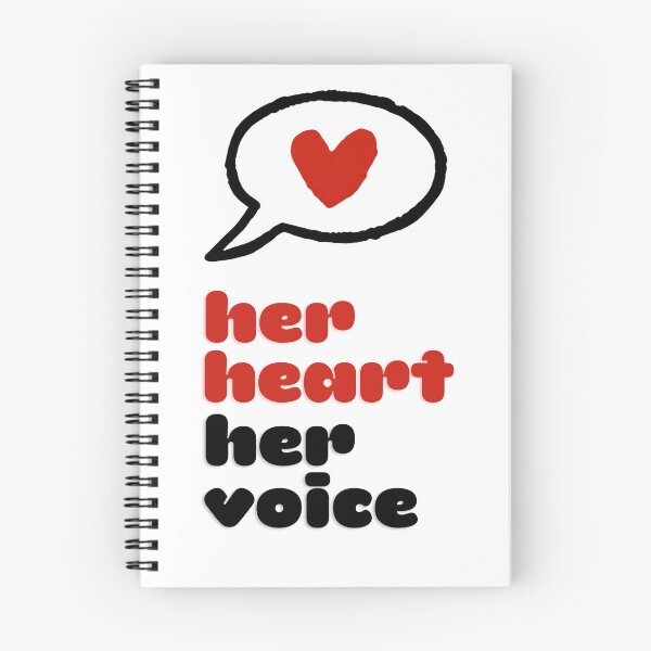 Item preview, Her Heart Her Voice Speech Bubble designed and sold by Fani*.