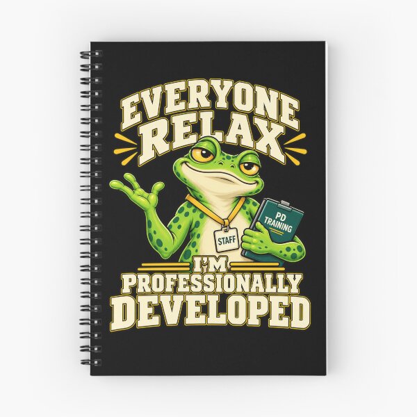 Item preview, Everyone Relax I'm Professionally Developed Teacher Frog T-Shirt designed and sold by Trendably.