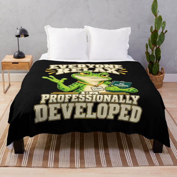 Item preview, Everyone Relax I'm Professionally Developed Teacher Frog T-Shirt designed and sold by Trendably.
