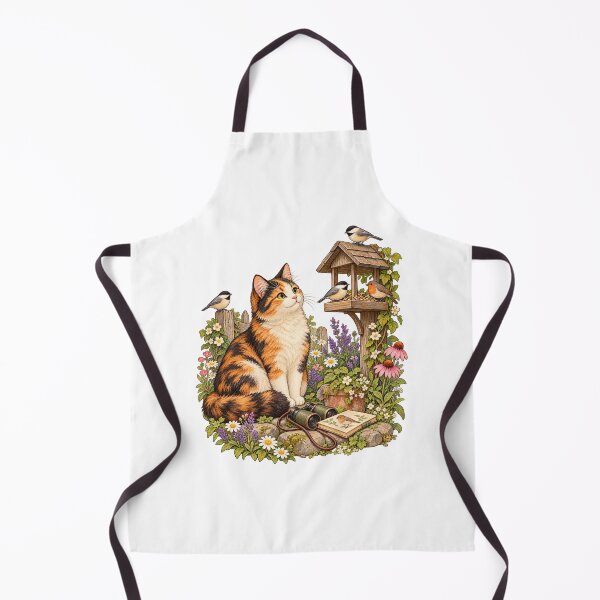 Item preview, Calico Cat Backyard Birdwatcher designed and sold by Apex Designs.