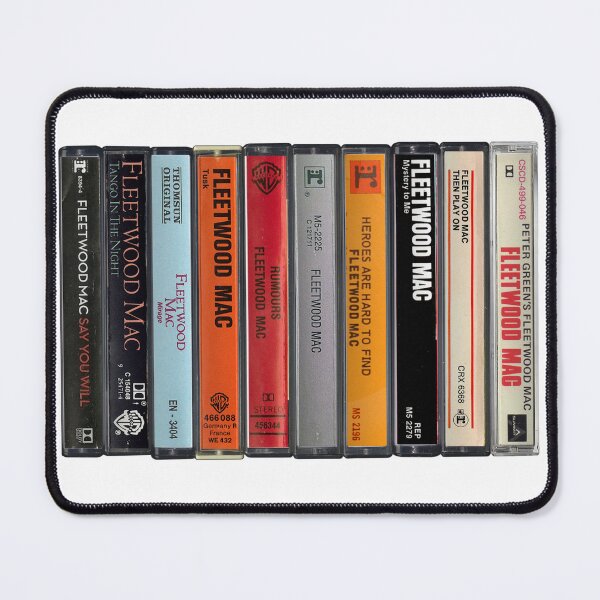 Item preview, Fleetwood Mac - Studio Albums - Vintage Cassette Print designed and sold by Mr Mustard Prints.