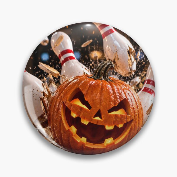 Artikelvorschau, Halloween-Kürbis Bowling Strike entworfen und verkauft von gypsy-joker.