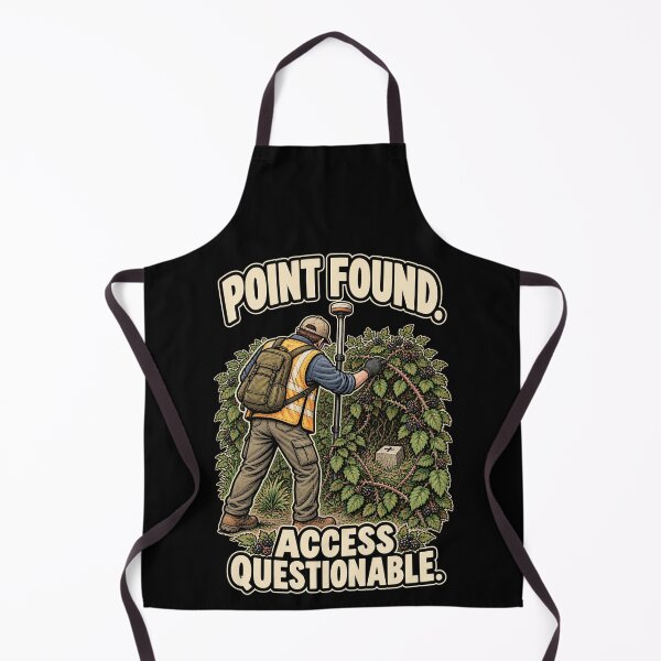 Item preview, Point Found, Access Questionable – Funny Land Surveyor designed and sold by FreePath-Move.