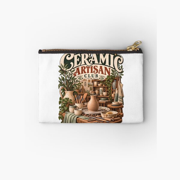Item preview, Vintage Ceramic Artisan Club designed and sold by MysticCanvasAi.