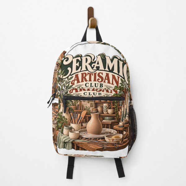 Item preview, Vintage Ceramic Artisan Club designed and sold by MysticCanvasAi.