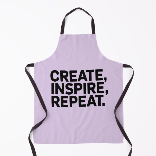 Item preview, Create, Inspire, Repeat – Minimalist Creative Quote designed and sold by Jollys-ArtShop.