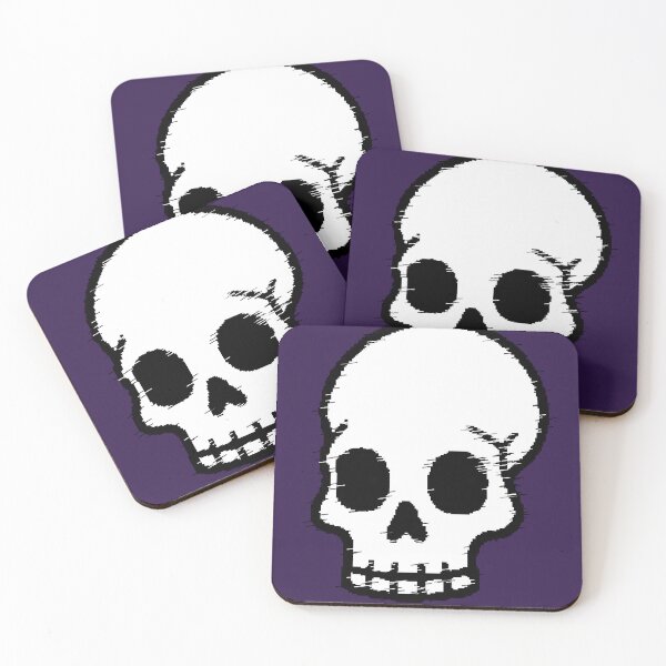 Item preview, Minimalist Gothic White Skull - Skull Aesthetic designed and sold by AstronautMerch.