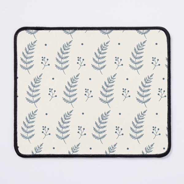 Item preview, Steel Blue Fern Fronds and Berries designed and sold by mycute-stickers.