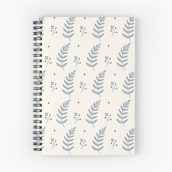 Item preview, Steel Blue Fern Fronds and Berries designed and sold by mycute-stickers.