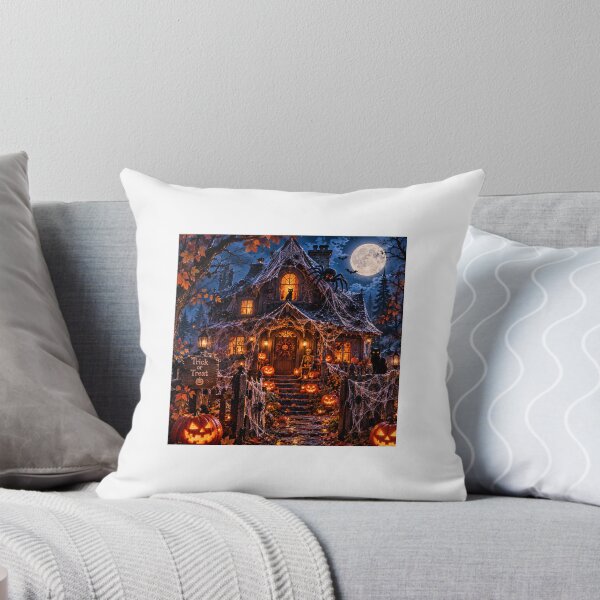Item preview, Haunted Halloween Cottage – Spooky Night designed and sold by NestDesigns01.