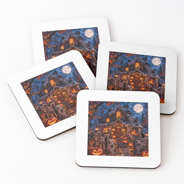 Item preview, Haunted Halloween Cottage – Spooky Night designed and sold by NestDesigns01.