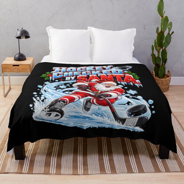 Item preview, HOCKEY CHECKED BY SANTA designed and sold by signshirtz.