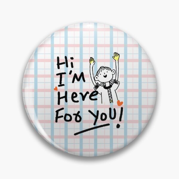 Item preview, Cute “I’m Here for You” Friendship Doodle designed and sold by GDArt Studio.