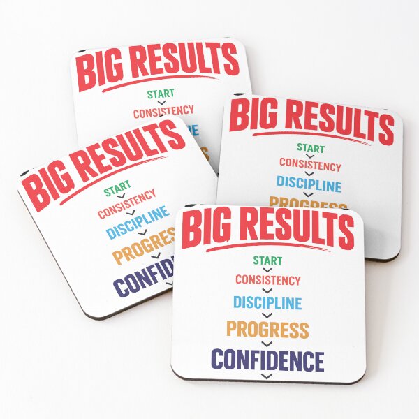 Item preview, Small Steps Big Results – Motivational Typography designed and sold by PRINTIONAL.