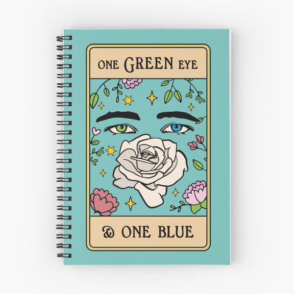 Item preview, One green eye & one blue tarot art card designed and sold by MamSelle.