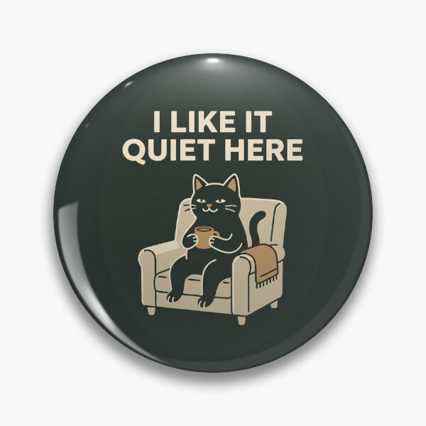 Artikelvorschau, Schwarze Katze, ich mag es hier ruhig entworfen und verkauft von QuietNovaShop.