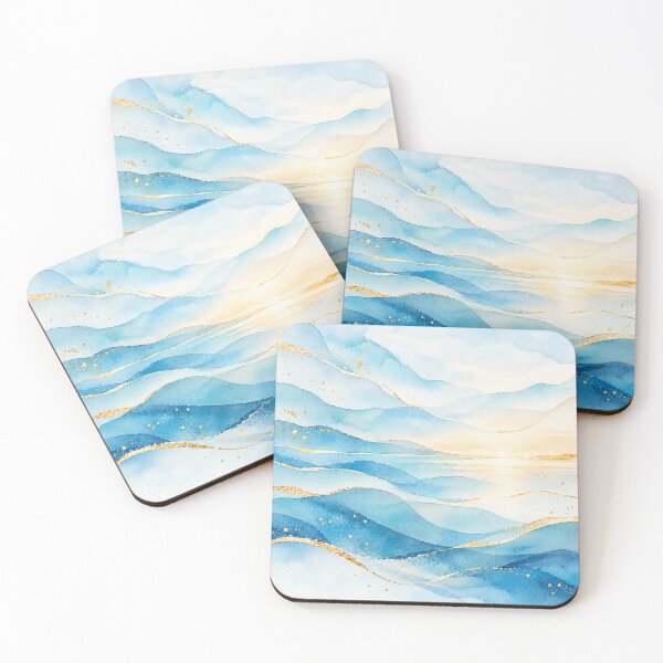 Item preview, Celeste Abstract – Golden Dawn designed and sold by Esencia Argentina.