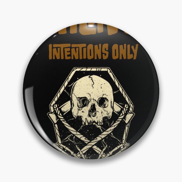 Item preview, Grave Intentions Only Skull Coffin Halloween Pun designed and sold by Af-RT10.