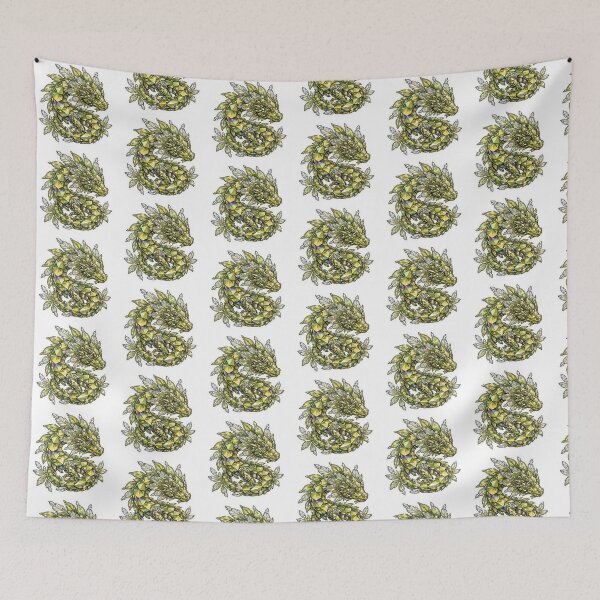 Item preview, Leafy Sea Dragon Crystal Sticker - Peridot Green Yellow With Diamond Leaf Tips designed and sold by Crystal Critters .