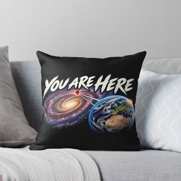 Item preview, 'Your Are Here' In space Galaxy Retro Earth Sci-Fi designed and sold by Genius Geek.