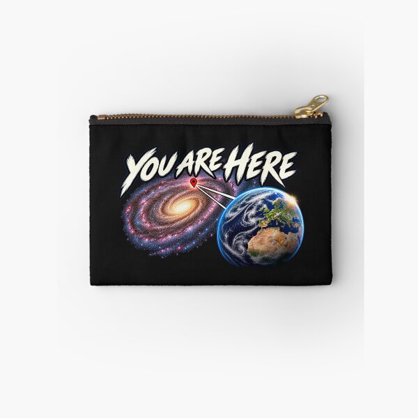 Item preview, 'Your Are Here' In space Galaxy Retro Earth Sci-Fi designed and sold by Genius Geek.