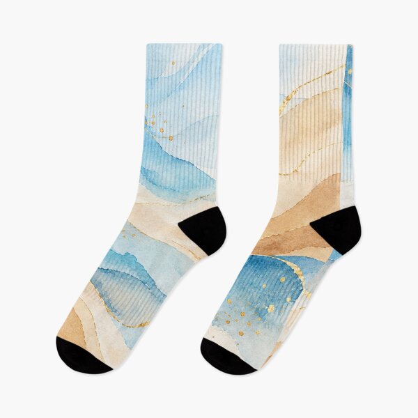 Item preview, Celeste Abstract – Golden Dunes designed and sold by Esencia Argentina.