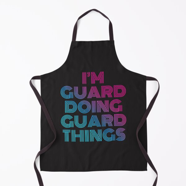 Item preview, I'm Guard Doing Guard Things Retro Neon Style Design designed and sold by faxyhaxy1337.