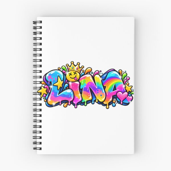 Item preview, LINA Graffiti First Name Explosive Street Art designed and sold by BlachGallery.