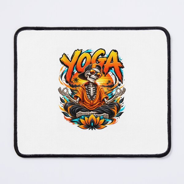 Item preview, Halloween Skeleton Yoga designed and sold by AchraffPrint.