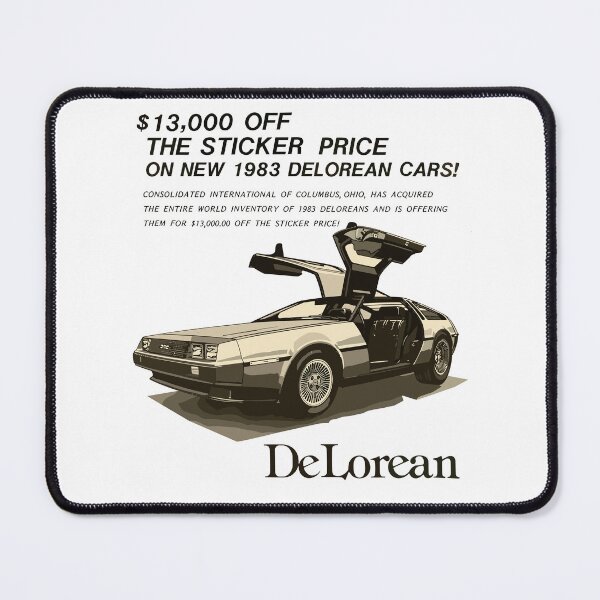 Item preview, Vintage Car Club Journal Delorean designed and sold by PrintCarClub.