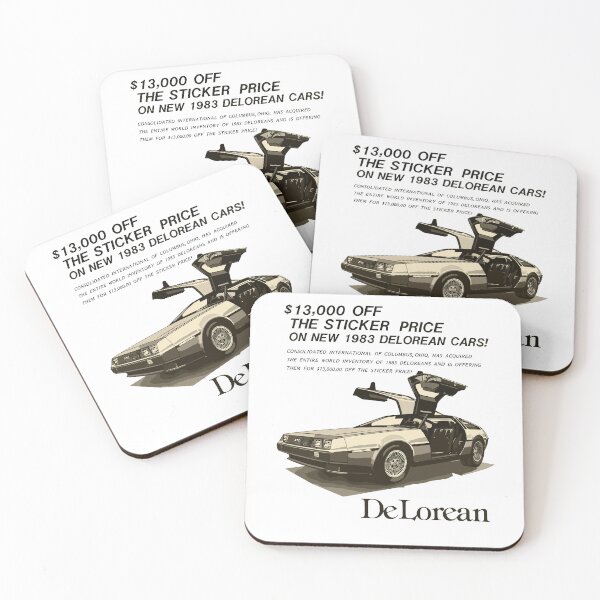 Item preview, Vintage Car Club Journal Delorean designed and sold by PrintCarClub.