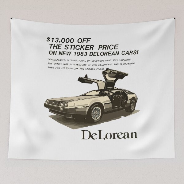 Item preview, Vintage Car Club Journal Delorean designed and sold by PrintCarClub.