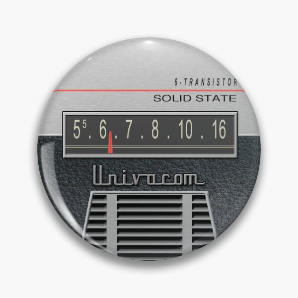 Item preview, Transistor Radio - 60s Dashboard-Inspired with Slot Grille designed and sold by ubiquitoid.