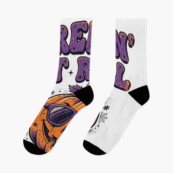 Item preview, Creepin It Real Funny Pumpkin Halloween Pun Retro Tee designed and sold by mahi1design.