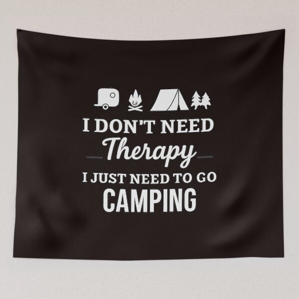 Item preview, No necesito terapia, solo necesito ir de camping. designed and sold by Outdoorify_Store.