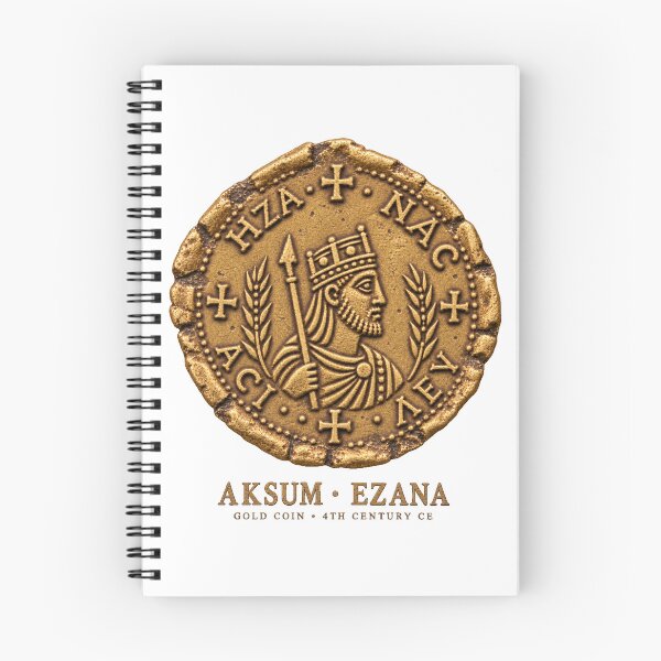 Item preview, Aksum Ezana Gold Coin — Ancient Aksumite Christian Coinage designed and sold by Larkfound Studio.
