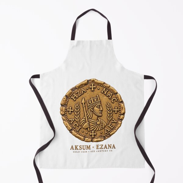 Item preview, Aksum Ezana Gold Coin — Ancient Aksumite Christian Coinage designed and sold by Larkfound Studio.