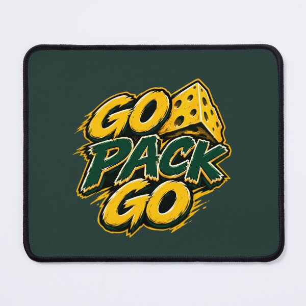 Item preview, Go Pack Go Wedge Stacked designed and sold by bobthesportsguy.