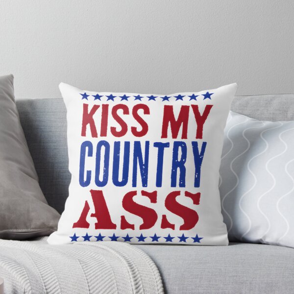 Item preview, Kiss My Country Ass Funny Western Country Music Design designed and sold by heringcreations.