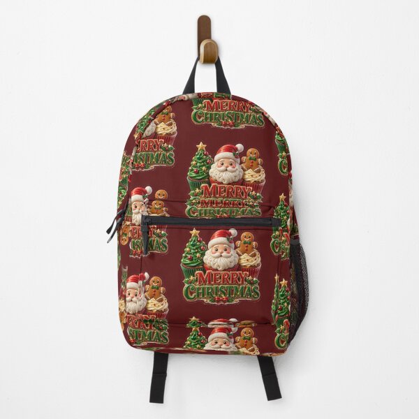 Item preview, Cute Christmas Cupcake Santa Claus and Gingerbread Man Sticker designed and sold by MargaretPolanco.