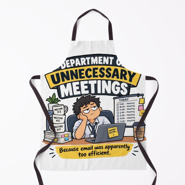 Item preview, Unnecessary Meetings designed and sold by MichisCreation.