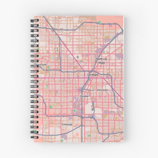 Item preview, Las Vegas map designed and sold by jsebouvi.