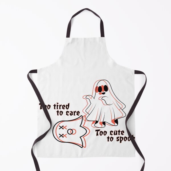 Item preview, Too Tired To Care Too Cute To Spook Cute Ghost Halloween designed and sold by Af-RT10.