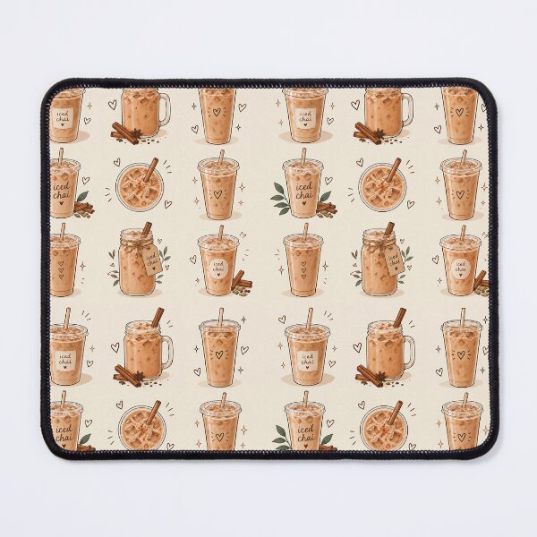 Item preview, Cute Iced Chai Latte designed and sold by Two Hearts Studio.