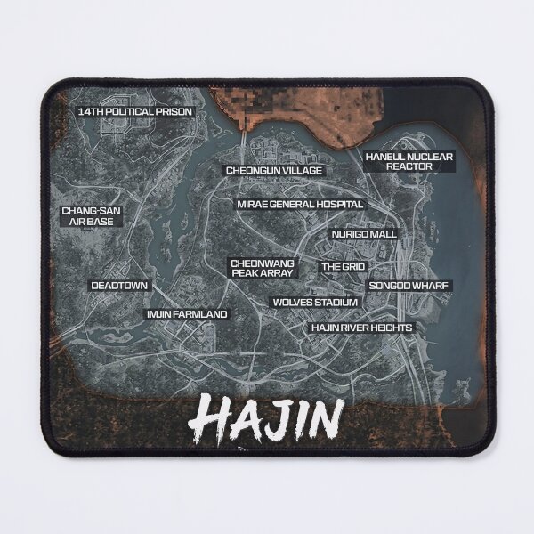 Item preview, COD DMZ Hajin Map Art designed and sold by Sellcooldesigns.