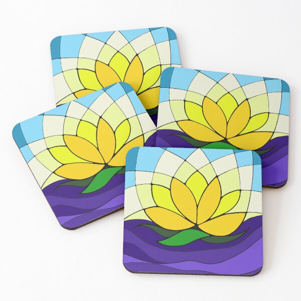 Item preview, Golden Lotus | Liuartstudio | Blooming Mosaic | 02 designed and sold by liuartstudio.